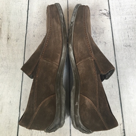 Natha Studio brown suede/leather slip-on loafers - Picture 5 of 8